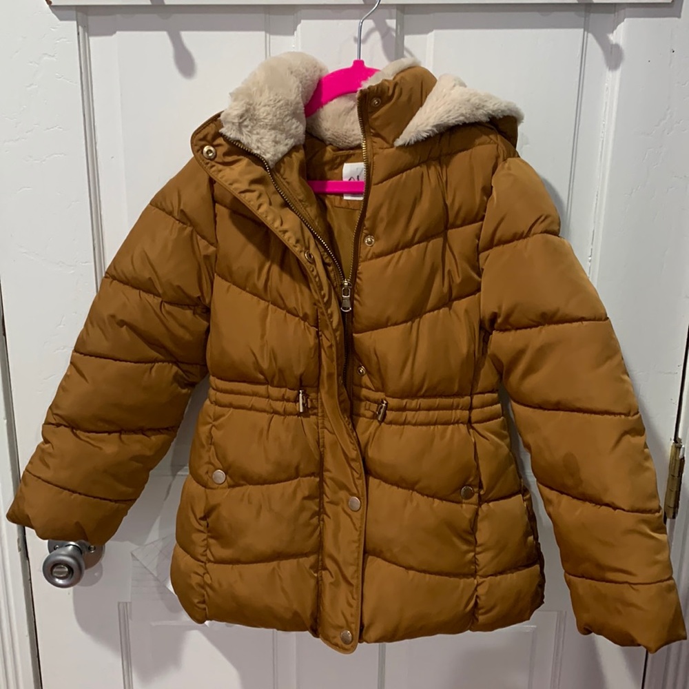 Girls Zara puffer coat